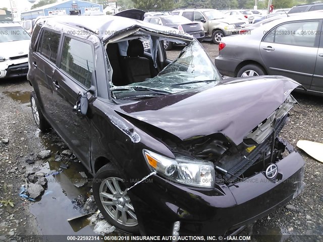 JTLZE4FE8DJ047056 - 2013 TOYOTA SCION XB ბურგუნდია ფოტო 1