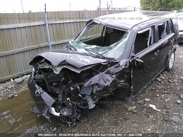 JTLZE4FE8DJ047056 - 2013 TOYOTA SCION XB ბურგუნდია ფოტო 2