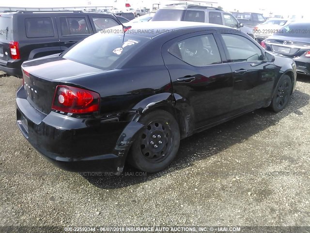 1B3BD4FB2BN545282 - 2011 DODGE AVENGER EXPRESS 黑色 照片 4