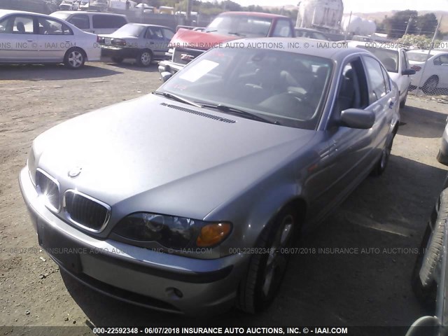 WBAEV53455KM42705 - 2005 BMW 330 I SILVER photo 2