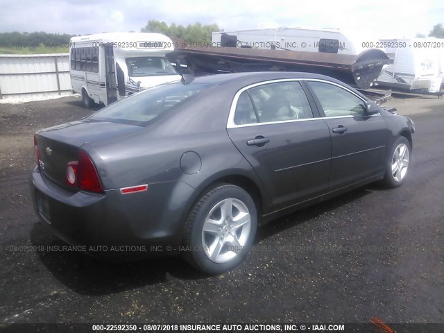 1G1ZA5E05CF388024 - 2012 CHEVROLET MALIBU LS Boz foto 4