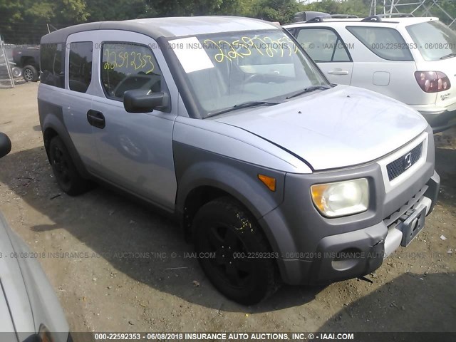 5J6YH28553L034276 - 2003 HONDA ELEMENT EX GRAY photo 1