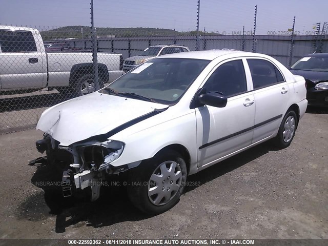 1NXBR32E78Z029939 - 2008 TOYOTA COROLLA CE/LE/S WHITE photo 2