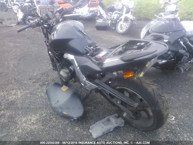 JKAZRDK186A005454 - 2006 KAWASAKI ZR750 K6F BLACK photo 3