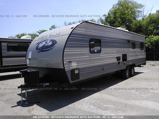 4X4TCKB22JK046914 - 2018 FOREST RIVER CCKT26RR TRAVEL TRAILER  Unknown photo 2