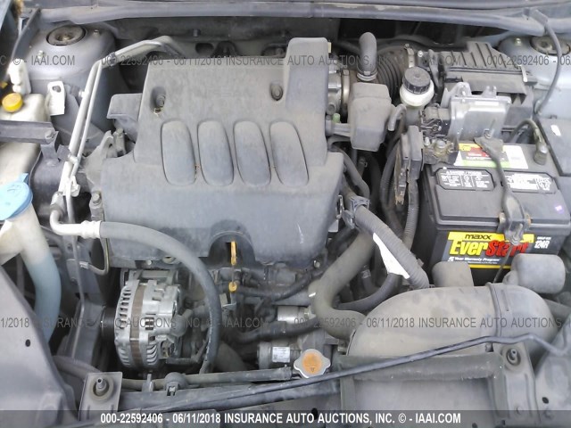 3N1AB6APXAL668537 - 2010 NISSAN SENTRA 2.0/2.0S/SR/2.0SL GRAY photo 10