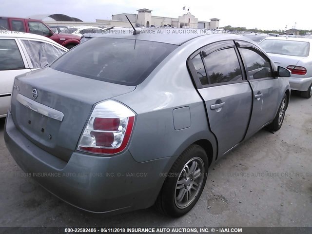 3N1AB6APXAL668537 - 2010 NISSAN SENTRA 2.0/2.0S/SR/2.0SL GRAY photo 4