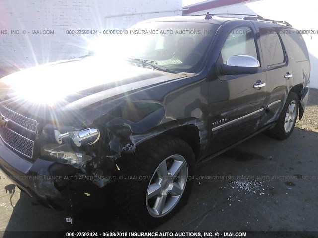 1GNSKCE03DR111423 - 2013 CHEVROLET TAHOE K1500 LTZ BLACK photo 6