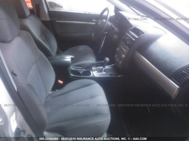 4A32B2FFXBE024819 - 2011 MITSUBISHI GALANT FE GRAY photo 5