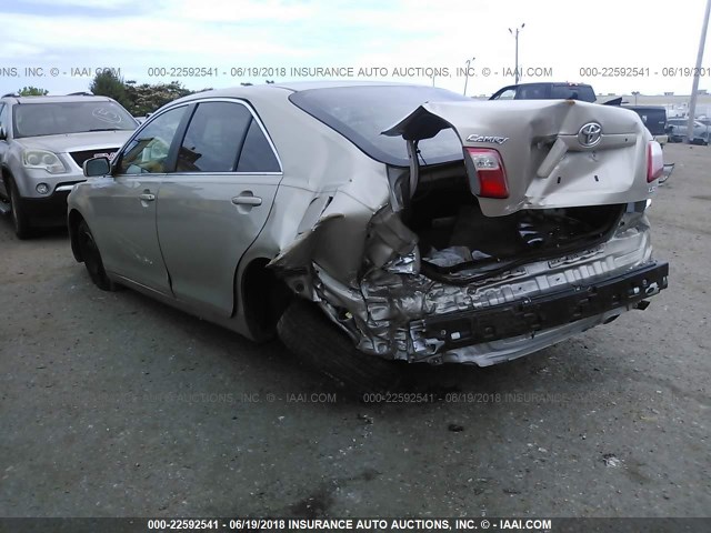 4T1BE46K38U759834 - 2008 TOYOTA CAMRY CE/LE/XLE/SE Champagne photo 3