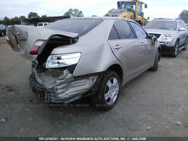 4T1BE46K38U759834 - 2008 TOYOTA CAMRY CE/LE/XLE/SE Champagne photo 4
