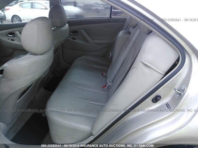 4T1BE46K38U759834 - 2008 TOYOTA CAMRY CE/LE/XLE/SE Champagne photo 8