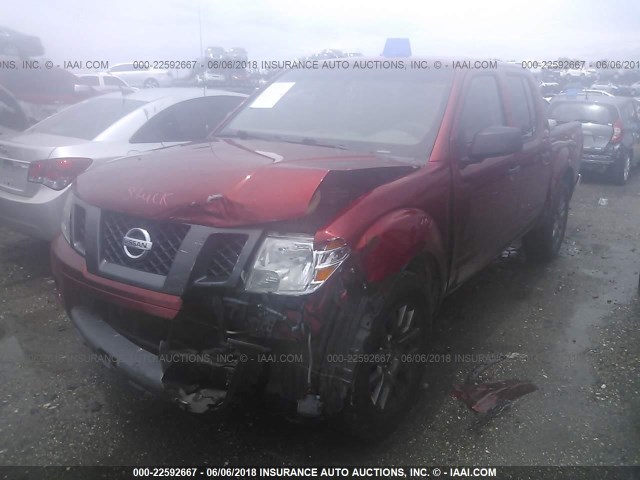 1N6AD0ER6CC453541 - 2012 NISSAN FRONTIER S/SV/SL/PRO-4X RED photo 2