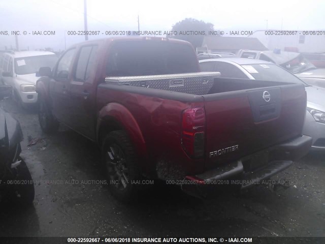 1N6AD0ER6CC453541 - 2012 NISSAN FRONTIER S/SV/SL/PRO-4X RED photo 3