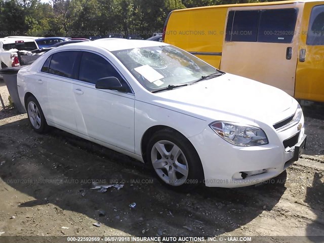 1G1ZB5E06CF216078 - 2012 CHEVROLET MALIBU LS WHITE photo 1