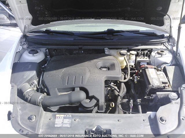 1G1ZB5E06CF216078 - 2012 CHEVROLET MALIBU LS WHITE photo 10