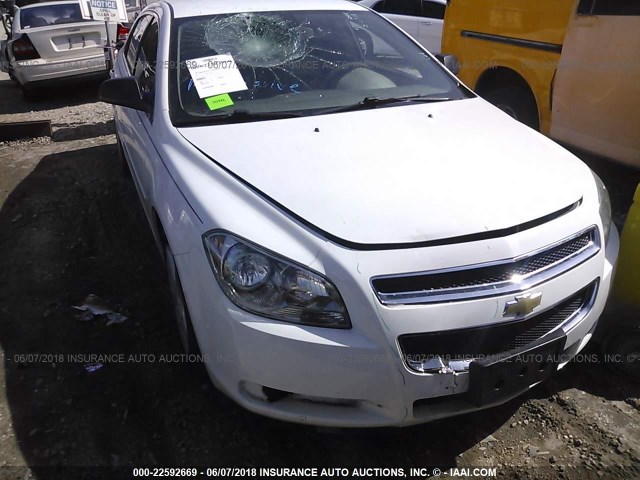 1G1ZB5E06CF216078 - 2012 CHEVROLET MALIBU LS WHITE photo 6