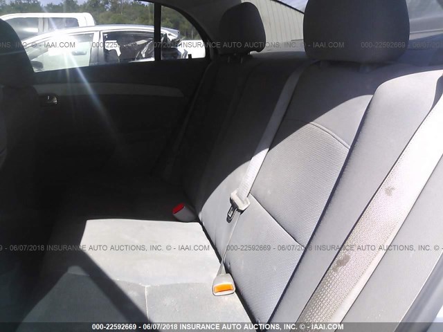 1G1ZB5E06CF216078 - 2012 CHEVROLET MALIBU LS WHITE photo 8