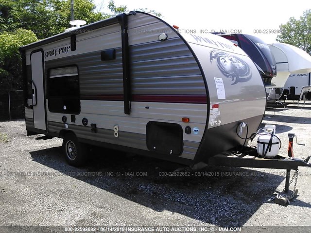 4X4TCK71XJK047843 - 2018 FOREST RIVER CCKT17RP TRAVEL TRAILER  Unknown photo 1