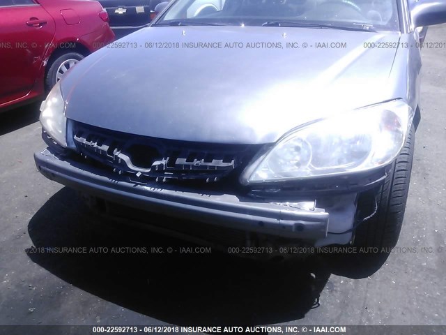 1HGES16365L010370 - 2005 HONDA CIVIC DX VP GRAY photo 6