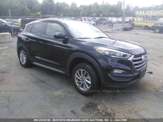 KM8J3CA45HU260117 - 2017 HYUNDAI TUCSON LIMITED/SPORT AND ECO/SE BLACK photo 1