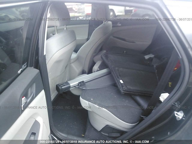 KM8J3CA45HU260117 - 2017 HYUNDAI TUCSON LIMITED/SPORT AND ECO/SE BLACK photo 8