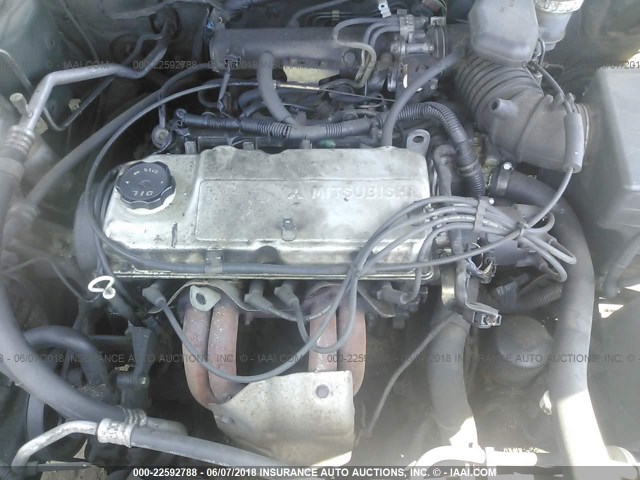 JA3AY26A7XU006405 - 1999 MITSUBISHI MIRAGE DE GREEN photo 10