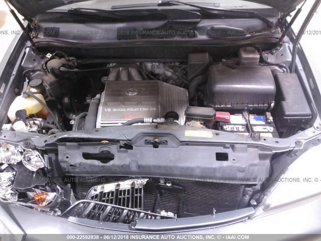 JTJGF10UX30161608 - 2003 LEXUS RX 300 灰色 照片 10