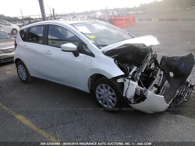 3N1CE2CPXFL369269 - 2015 NISSAN VERSA NOTE S/S PLUS/SV/SL/SR WHITE photo 1