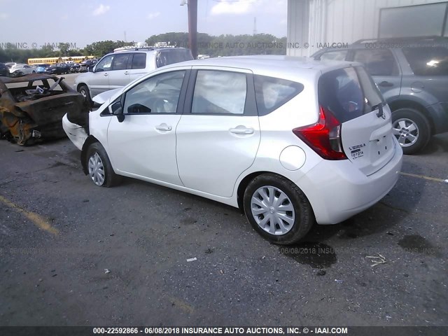 3N1CE2CPXFL369269 - 2015 NISSAN VERSA NOTE S/S PLUS/SV/SL/SR WHITE photo 3