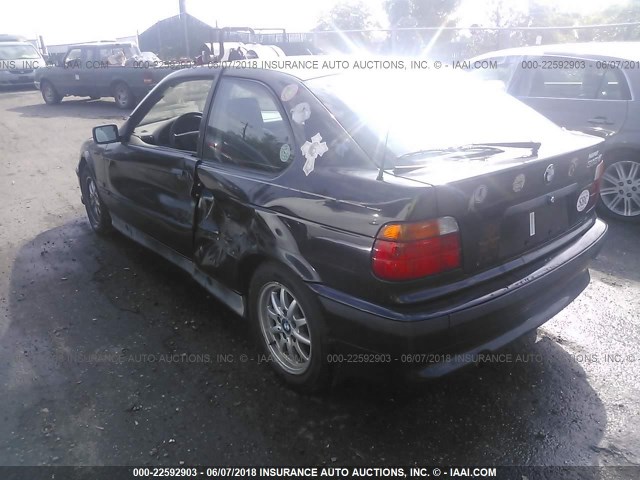 WBACG6326SAM72528 - 1995 BMW 318 TI AUTOMATIC BLACK photo 3