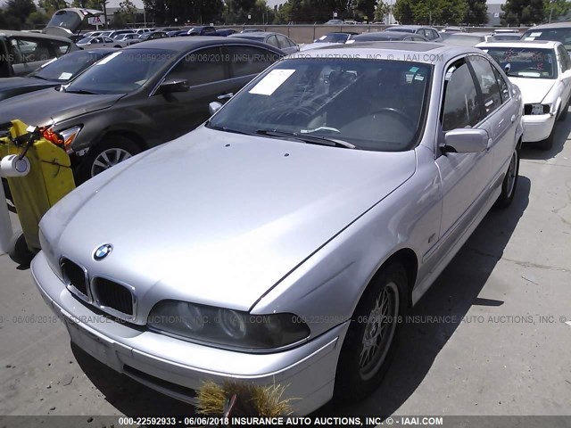 WBADT43471GF59956 - 2001 BMW 525 I AUTOMATIC SILVER photo 2