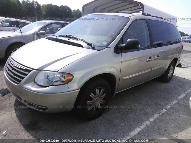 2A8GP54LX6R910273 - 2006 CHRYSLER TOWN & COUNTRY TOURING Champagne photo 2