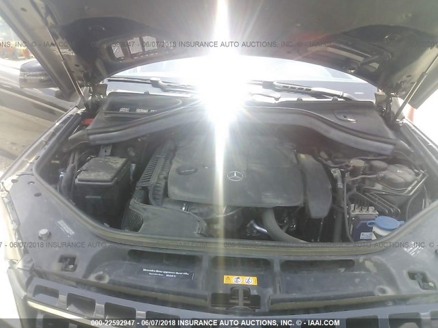 4JGDA5HB5EA328710 - 2014 MERCEDES-BENZ ML 350 4MATIC BLACK photo 10