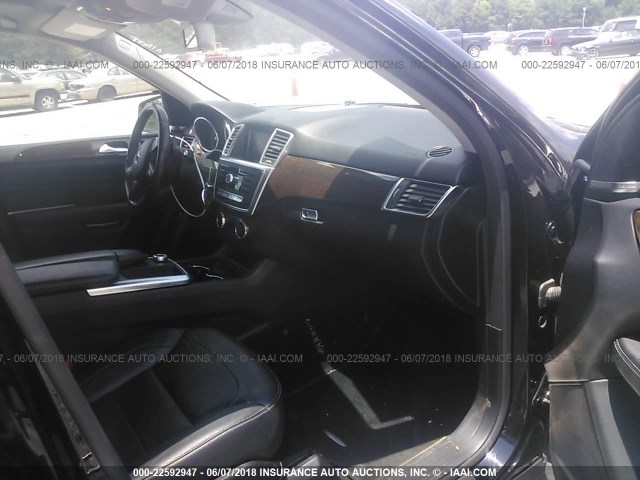 4JGDA5HB5EA328710 - 2014 MERCEDES-BENZ ML 350 4MATIC BLACK photo 5