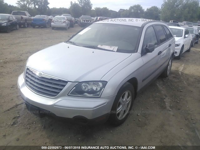 2C4GM48LX5R419138 - 2005 CHRYSLER PACIFICA SILVER photo 2