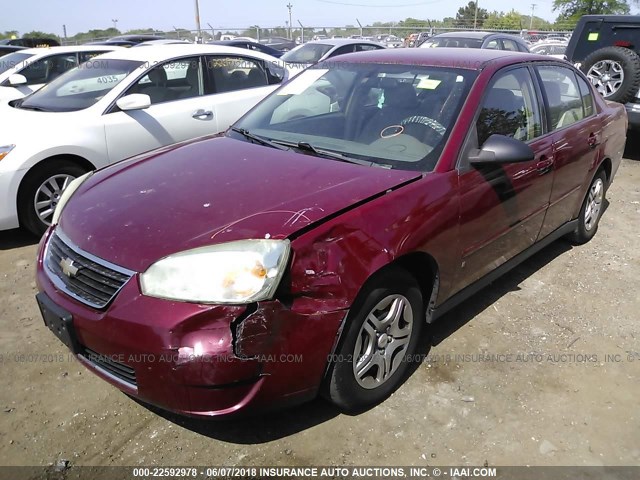1G1ZS51F96F240020 - 2006 CHEVROLET MALIBU LS 栗色 照片 2