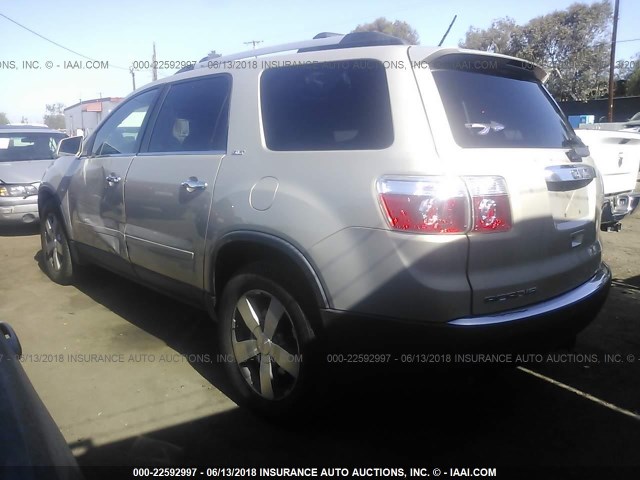 1GKKRRED6CJ227131 - 2012 GMC ACADIA SLT-1 Gold Foto 3