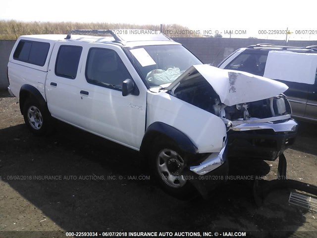 1N6ED27Y9YC397958 - 2000 NISSAN FRONTIER CREW CAB XE/CREW CAB SE WHITE photo 1