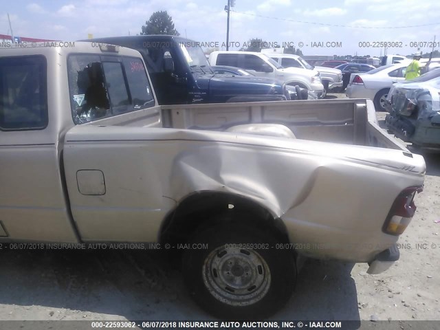 1FTCR14A6TPA06862 - 1996 FORD RANGER SUPER CAB GOLD photo 6
