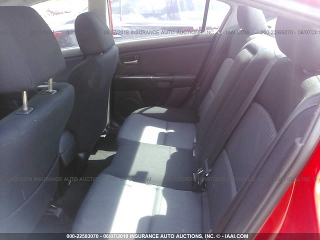 JM1BK12F471642364 - 2007 MAZDA 3 I RED photo 8