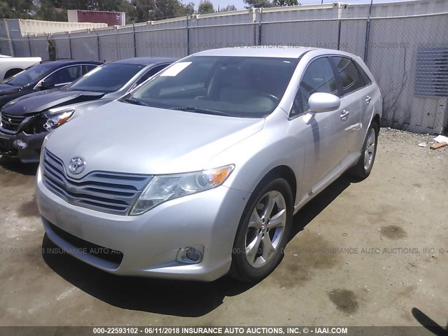 4T3ZK11A29U004185 - 2009 TOYOTA VENZA SILVER photo 2