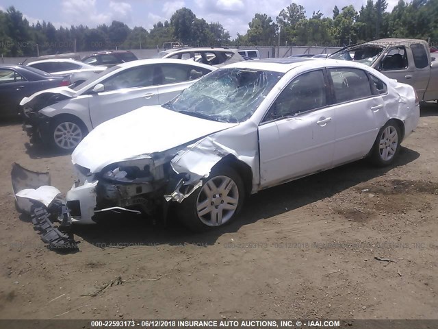 2G1WB5E3XE1111826 - 2014 CHEVROLET IMPALA LIMITED LT WHITE photo 2