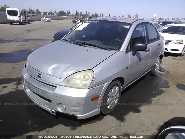 JS2RA41S335156011 - 2003 SUZUKI AERIO S/GS SILVER photo 2