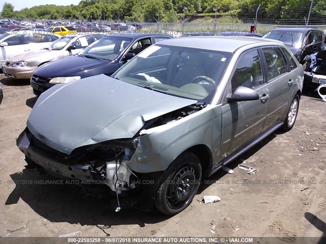 1G1ZT62825F181152 - 2005 CHEVROLET MALIBU MAXX LS 绿色 照片 2