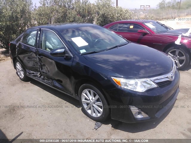 4T1BD1FK2CU012350 - 2012 TOYOTA CAMRY HYBRID/LE/XLE BLACK photo 1