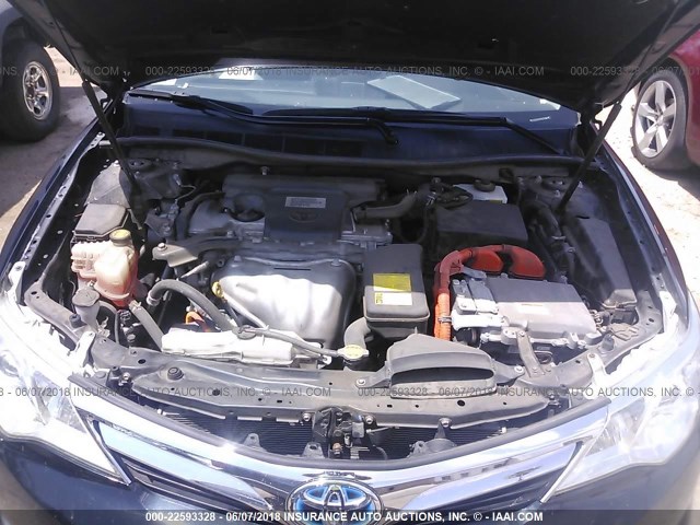 4T1BD1FK2CU012350 - 2012 TOYOTA CAMRY HYBRID/LE/XLE 黑色 照片 10