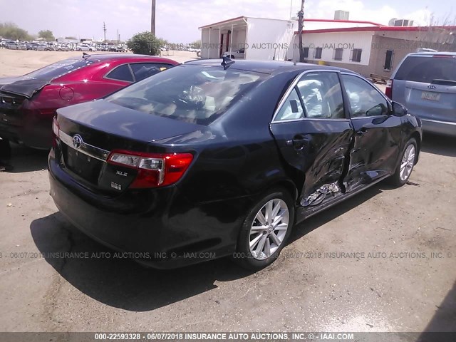 4T1BD1FK2CU012350 - 2012 TOYOTA CAMRY HYBRID/LE/XLE 黑色 照片 4