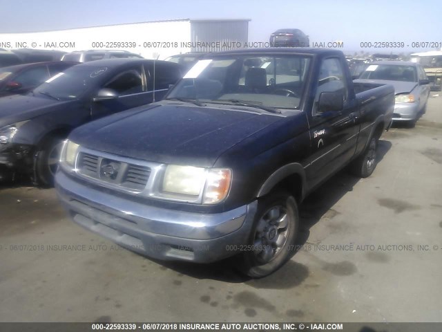 1N6DD21S7WC366186 - 1998 NISSAN FRONTIER XE BLACK photo 2