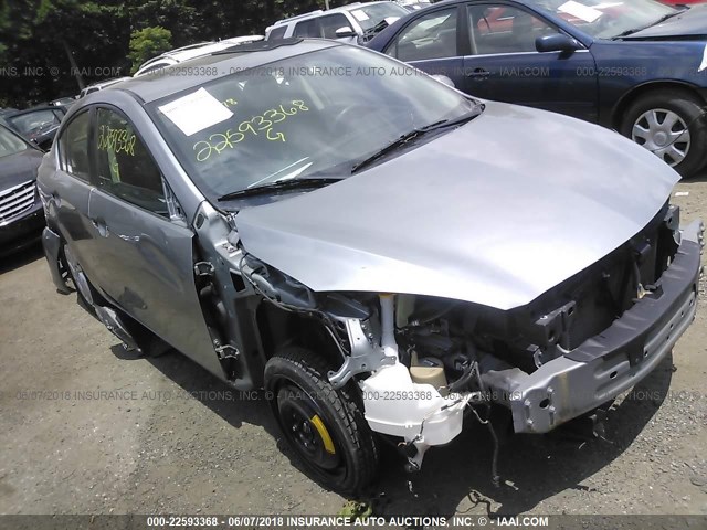 JM1BL1V81C1606331 - 2012 MAZDA 3 I SILVER photo 1